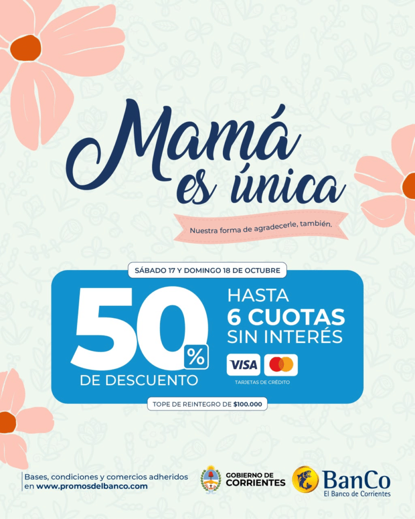 Día de la Madre en Corrientes: el reintegro que sorprende a todos los que compren ese fin de semana
